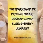 Thesparkshop.in:product/bear-design-long-sleeve-baby-jumpsuit