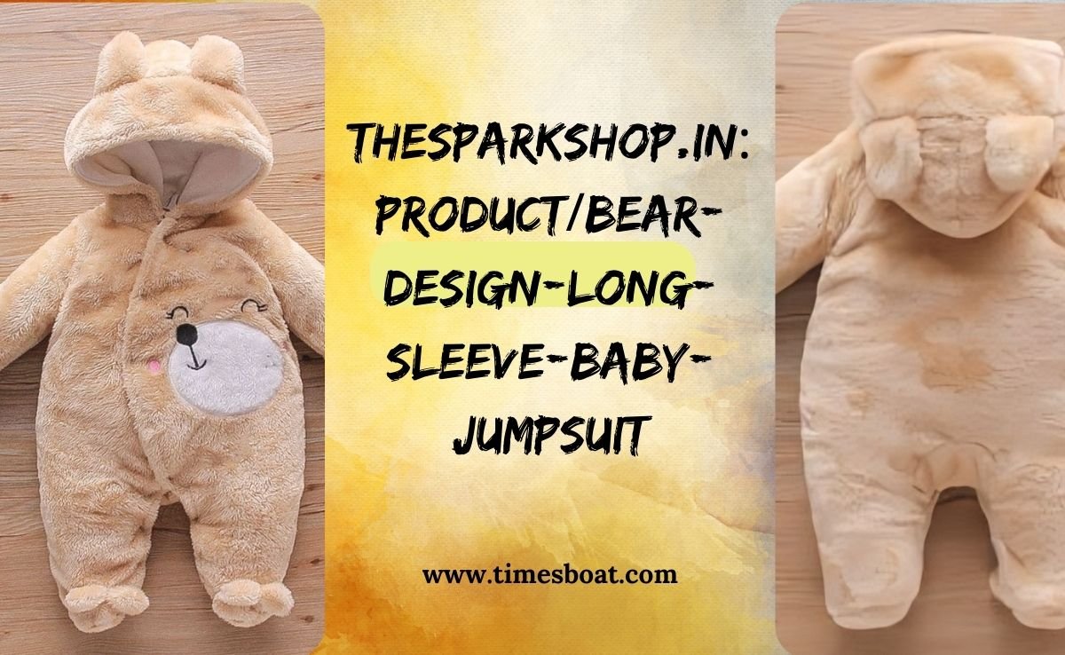 Thesparkshop.in:product/bear-design-long-sleeve-baby-jumpsuit