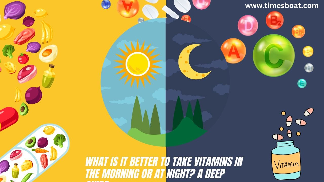 is it better to take vitamins in the morning or at night